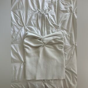 Boutique tank with halter tie NWOT